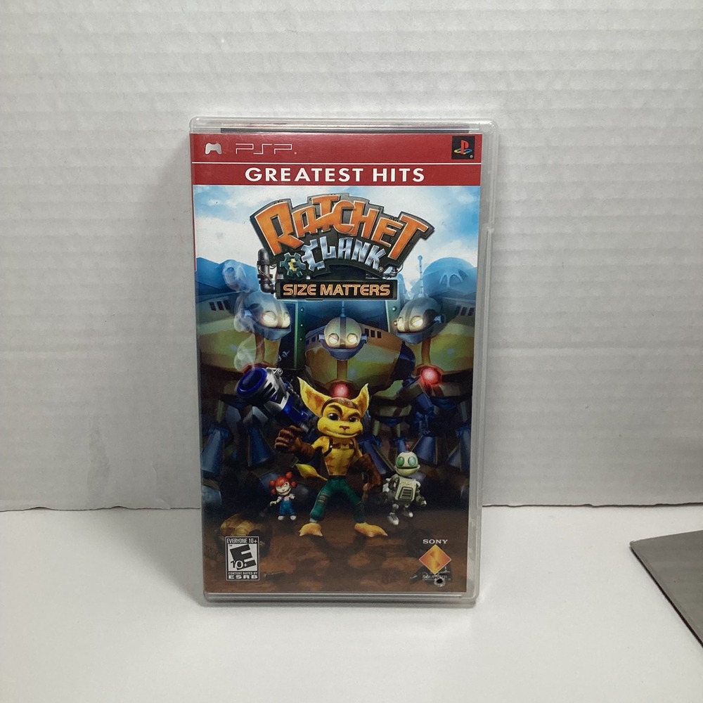 Ratchet & Clank Size Matters Sony PSP Greatest Hits UMD UCUS-98633 CIB